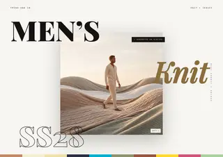 Men's Knit & Jersey SS28 Trend Report — cover