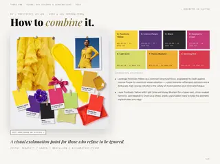 Page 18: Positively Yellow · How to combine it