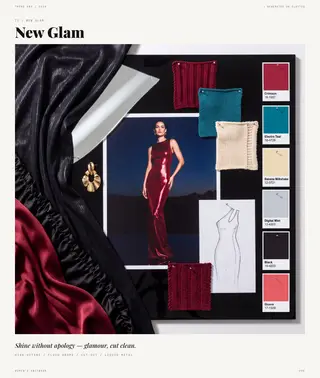 New Glam — Unruly Expression, Spring/Summer 2028 women's knitwear trend direction