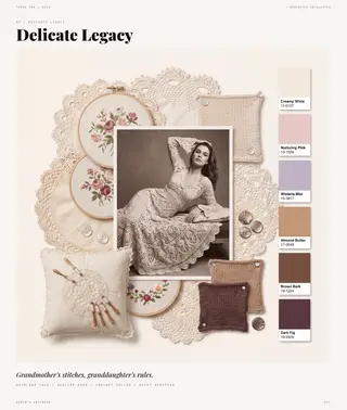 Delicate Legacy — Nostalgic Summer, Spring/Summer 2028 women's knitwear trend direction