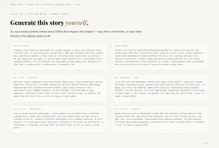 Page 29: Offline Blue · Generate this story yourself