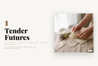 Chapter 01 Tender Futures — Spring/Summer 2028 women's knitwear chapter opener