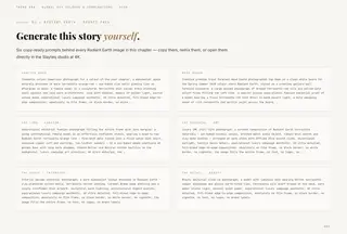 Page 9: Radiant Earth · Generate this story yourself