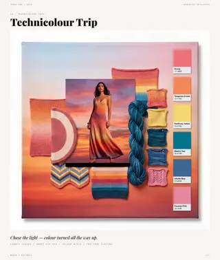 Technicolour Trip — Vivid Journeys, Spring/Summer 2028 women's knitwear trend direction