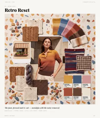 Retro Reset — Nostalgic Summer, Spring/Summer 2028 women's knitwear trend direction
