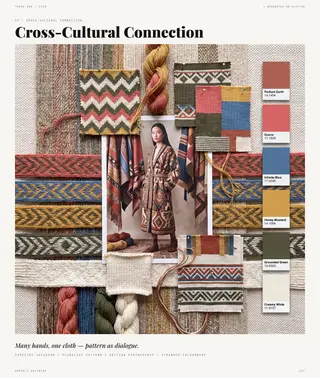 Cross-Cultural Connection — Vivid Journeys, Spring/Summer 2028 women's knitwear trend direction