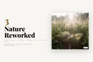 Chapter 03 Nature Reworked — Spring/Summer 2028 women's knitwear chapter opener