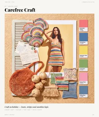 Carefree Craft — Unruly Expression, Spring/Summer 2028 women's knitwear trend direction