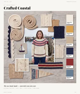 Crafted Coastal — Nostalgic Summer, Spring/Summer 2028 women's knitwear trend direction