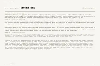 Page 63: Preserved Nature · Prompt Pack