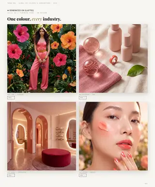 Page 22: Flourish Pink · One colour, every industry