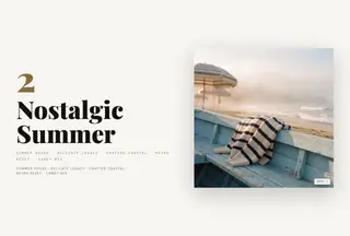 Chapter 02 Nostalgic Summer — Spring/Summer 2028 women's knitwear chapter opener