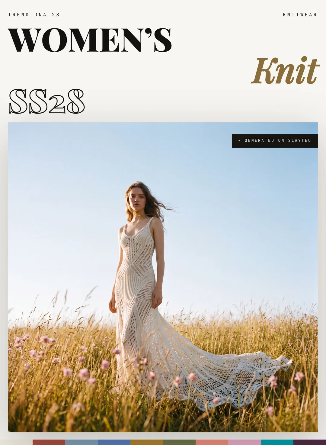 Trend DNA — Women's Knit SS28 cover