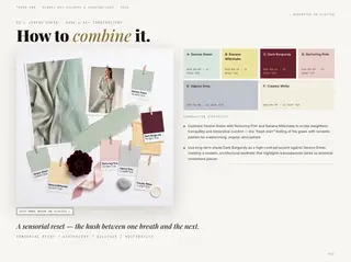 Page 13: Serene Green · How to combine it