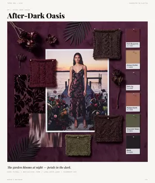 After-Dark Oasis — Vivid Journeys, Spring/Summer 2028 women's knitwear trend direction