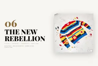 Chapter 06 The New Rebellion — SS28 men's knitwear trend chapter opener