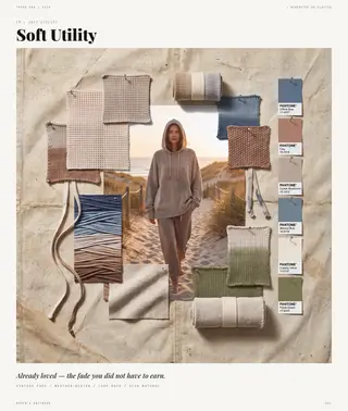 Soft Utility — Precision & Play, Spring/Summer 2028 women's knitwear trend direction