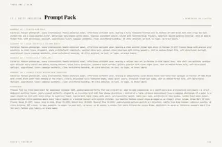 Page 68: Quiet Precision · Prompt Pack