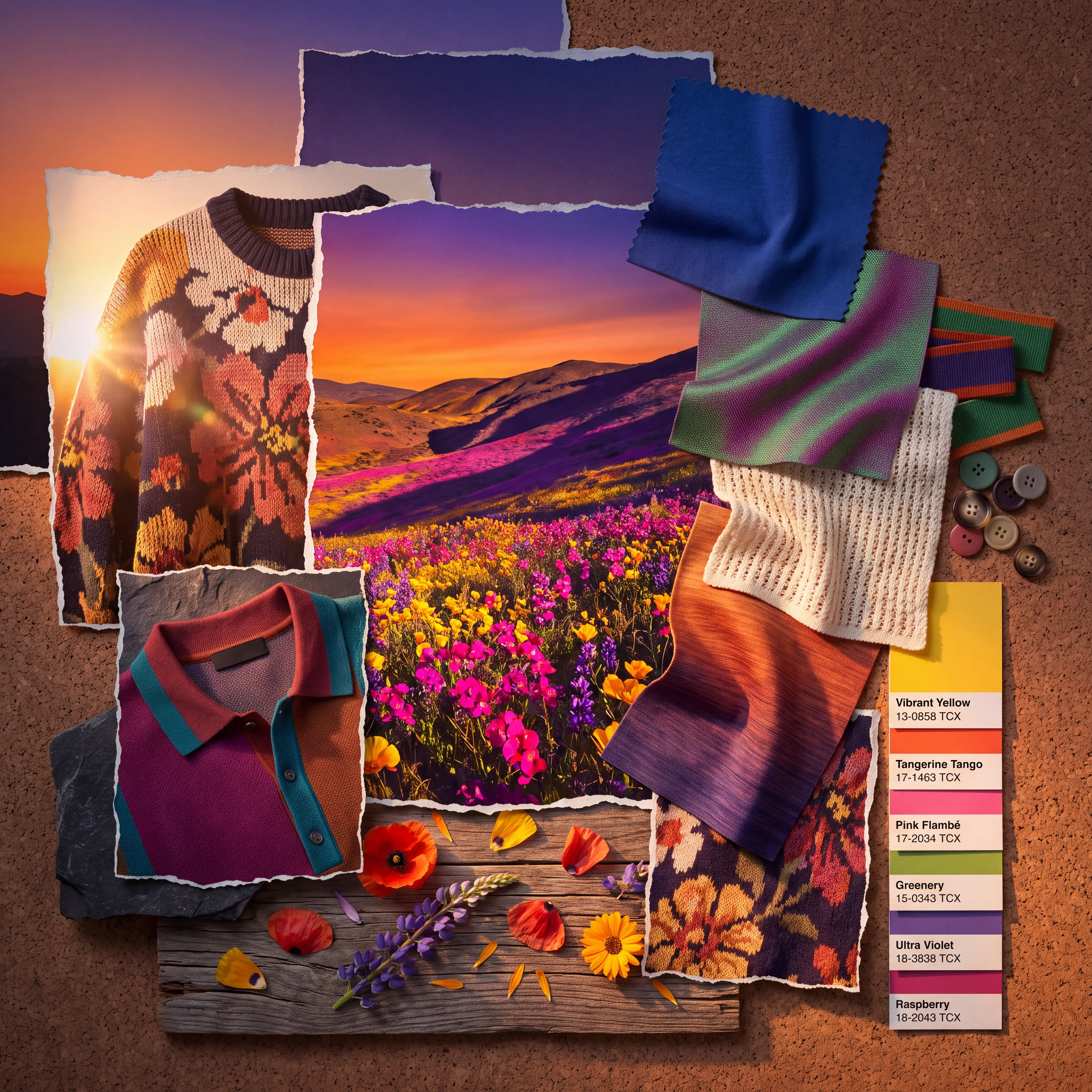 Super Bloom mood board