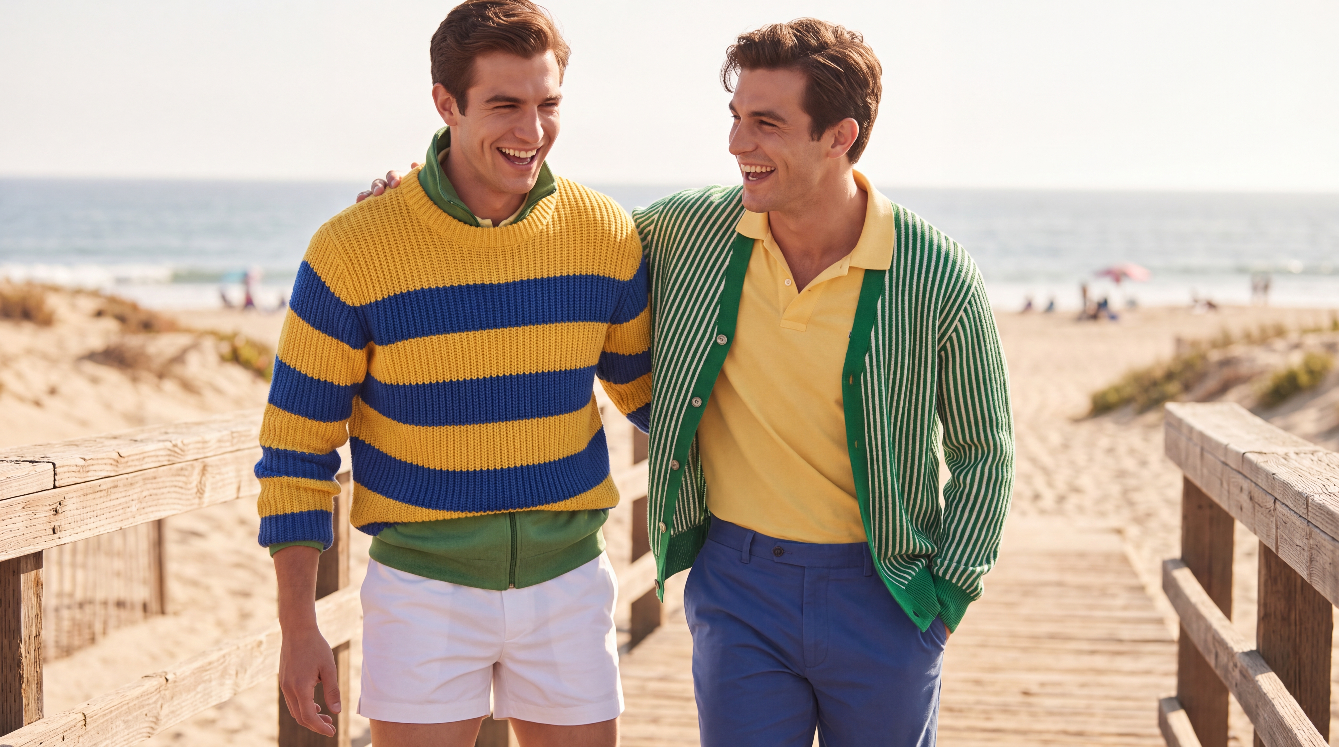 LAYERED STRIPE KNITS