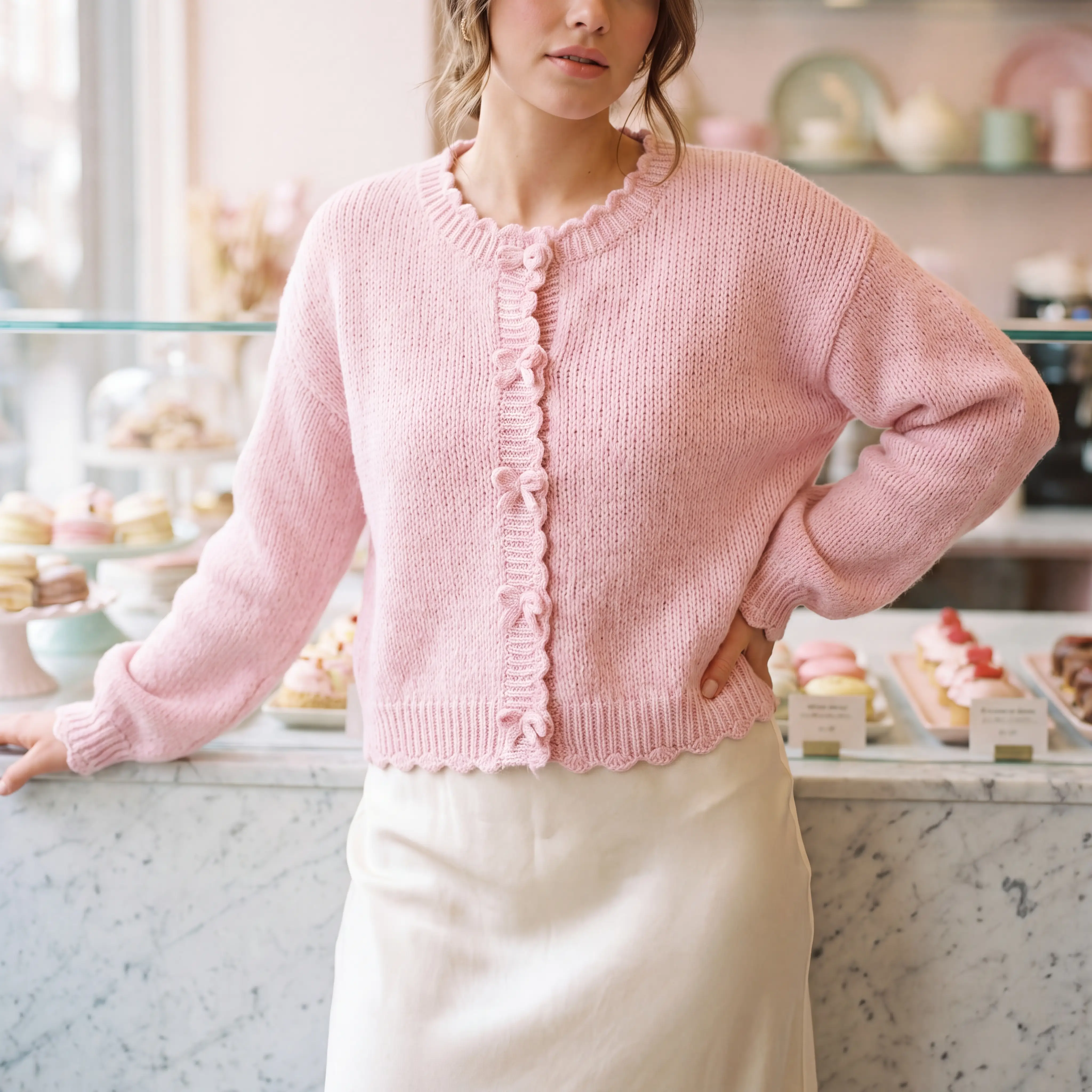 Scallop Ripple Cardigan