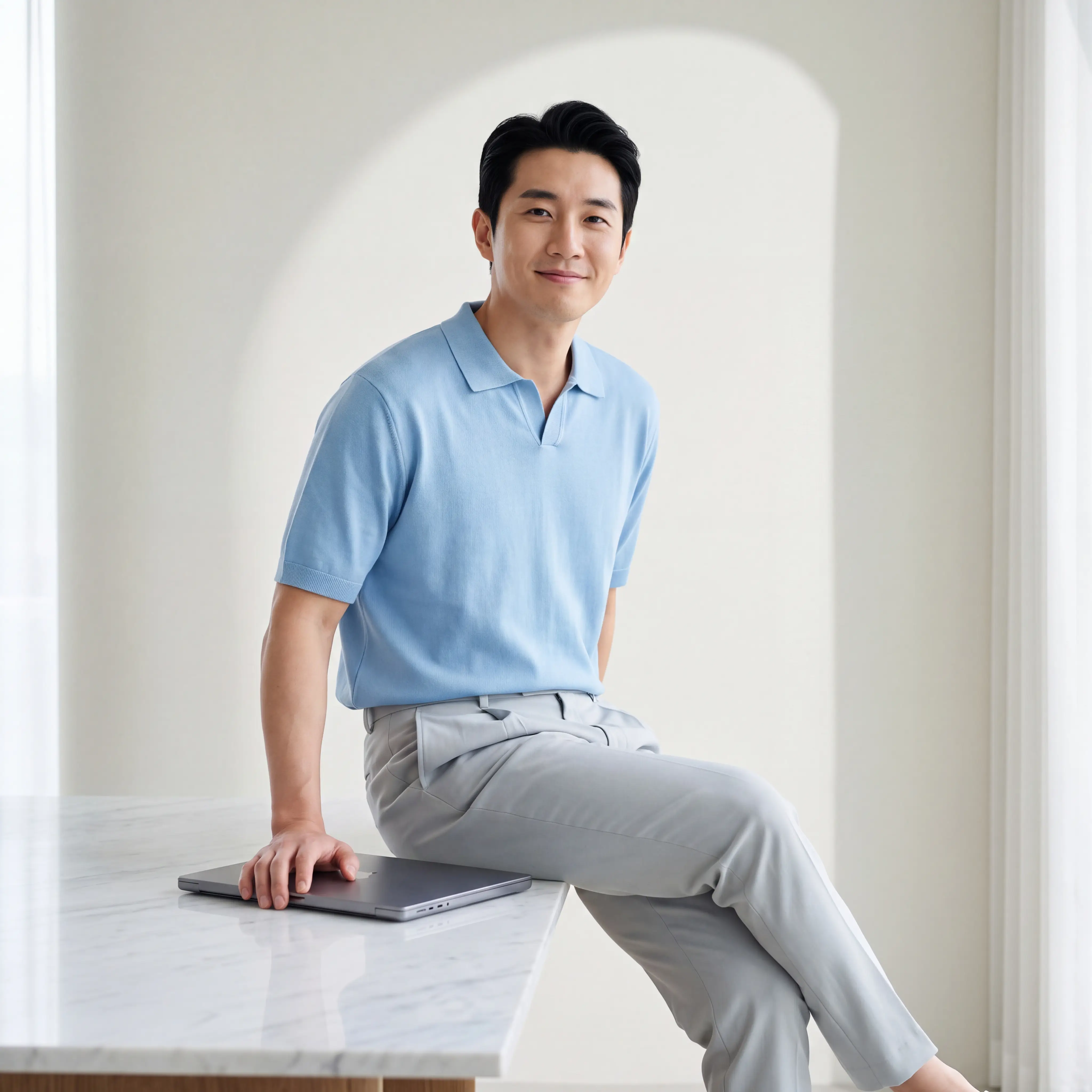 Oxford Jersey Shirt-Tee