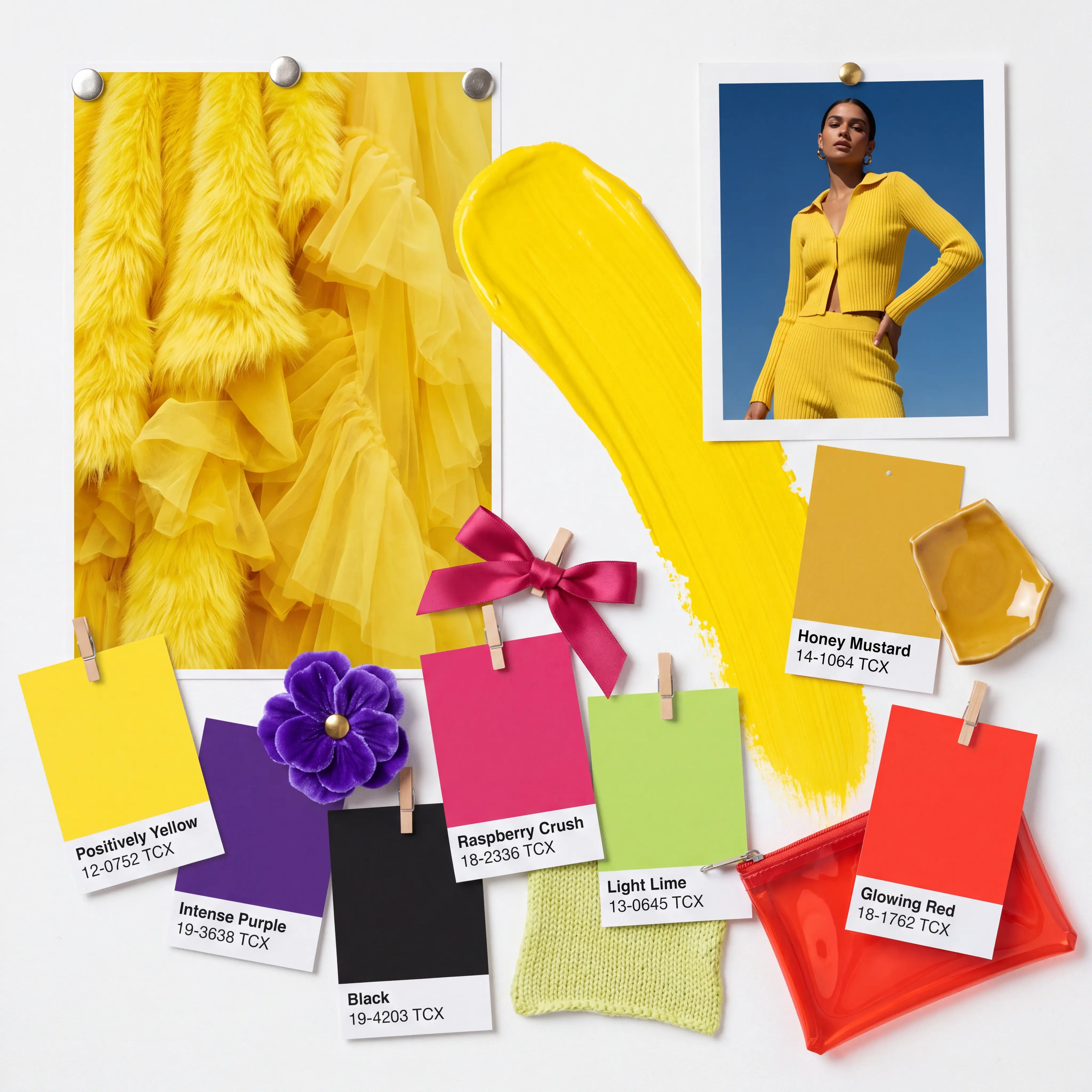 Positively Yellow mood board