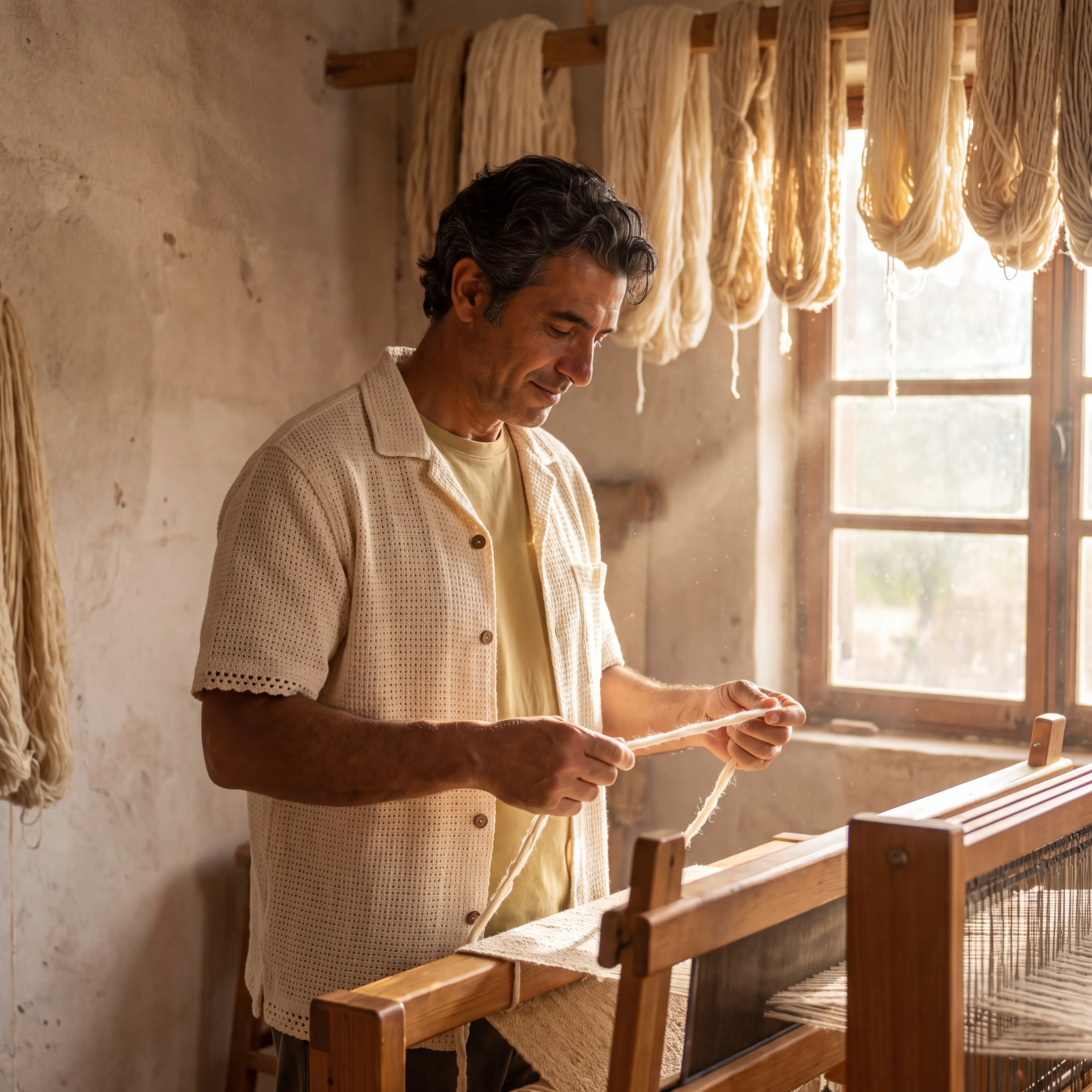 Artisan Crochet Camp Shirt