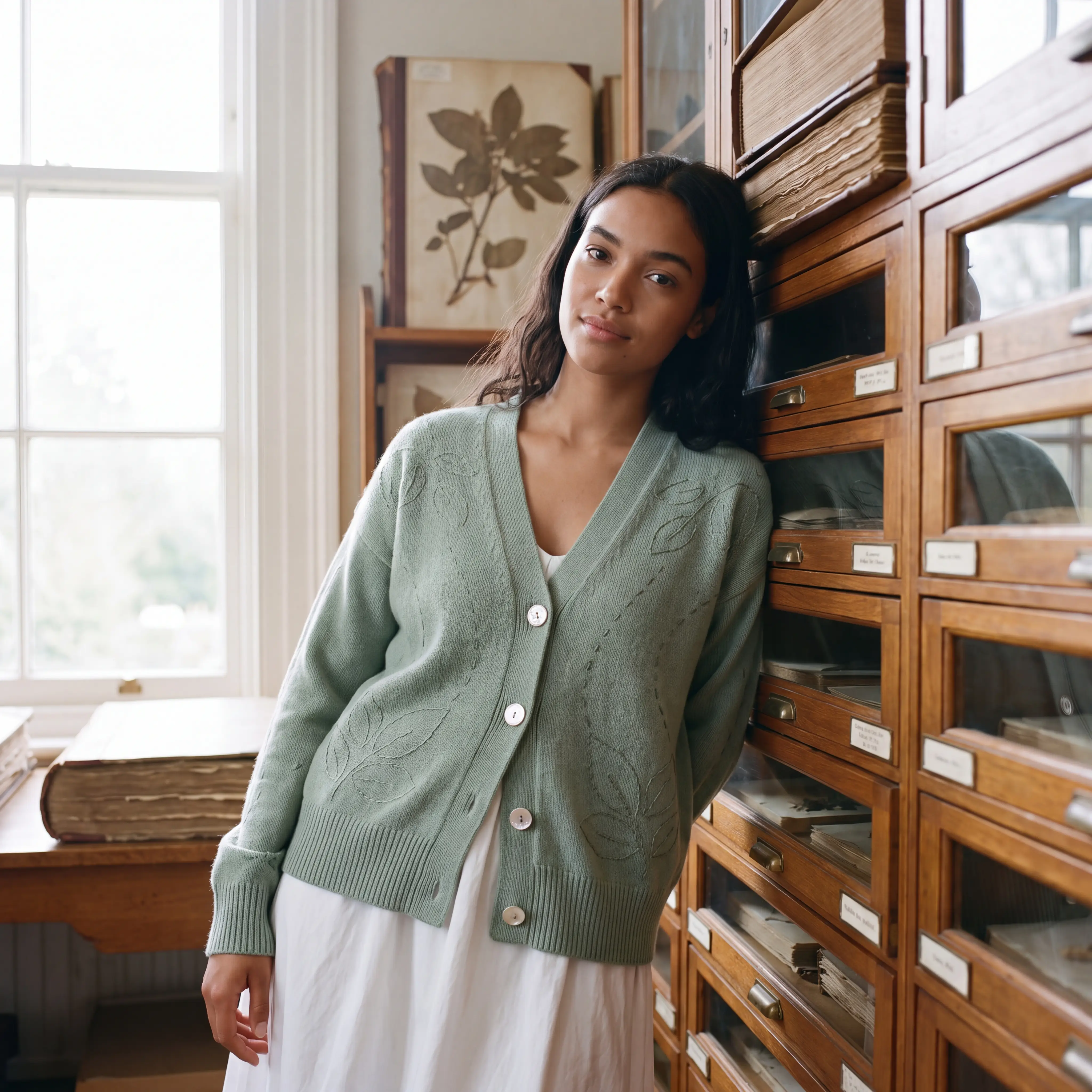 Stitch-Dash Cardigan