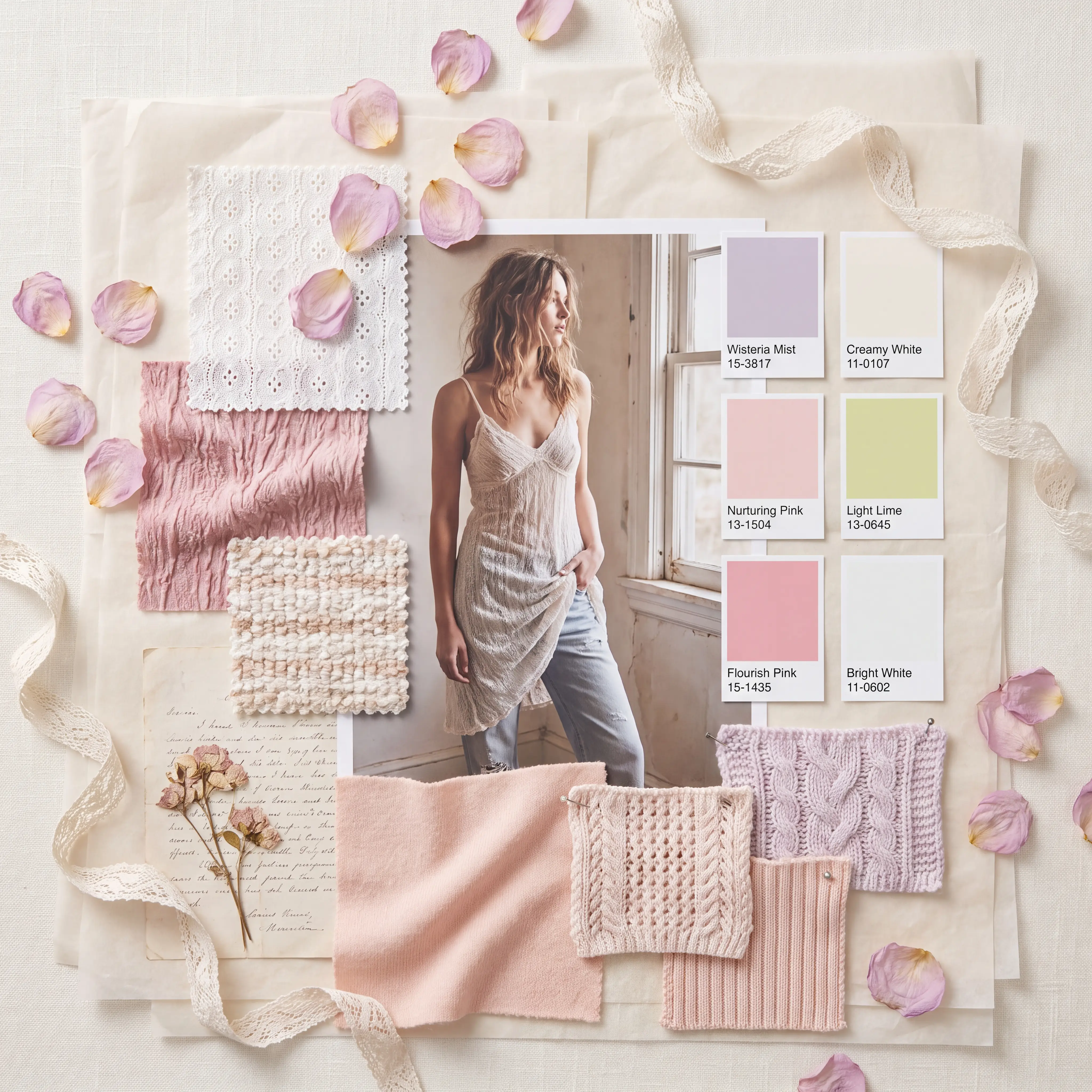 Romantic Ease mood board