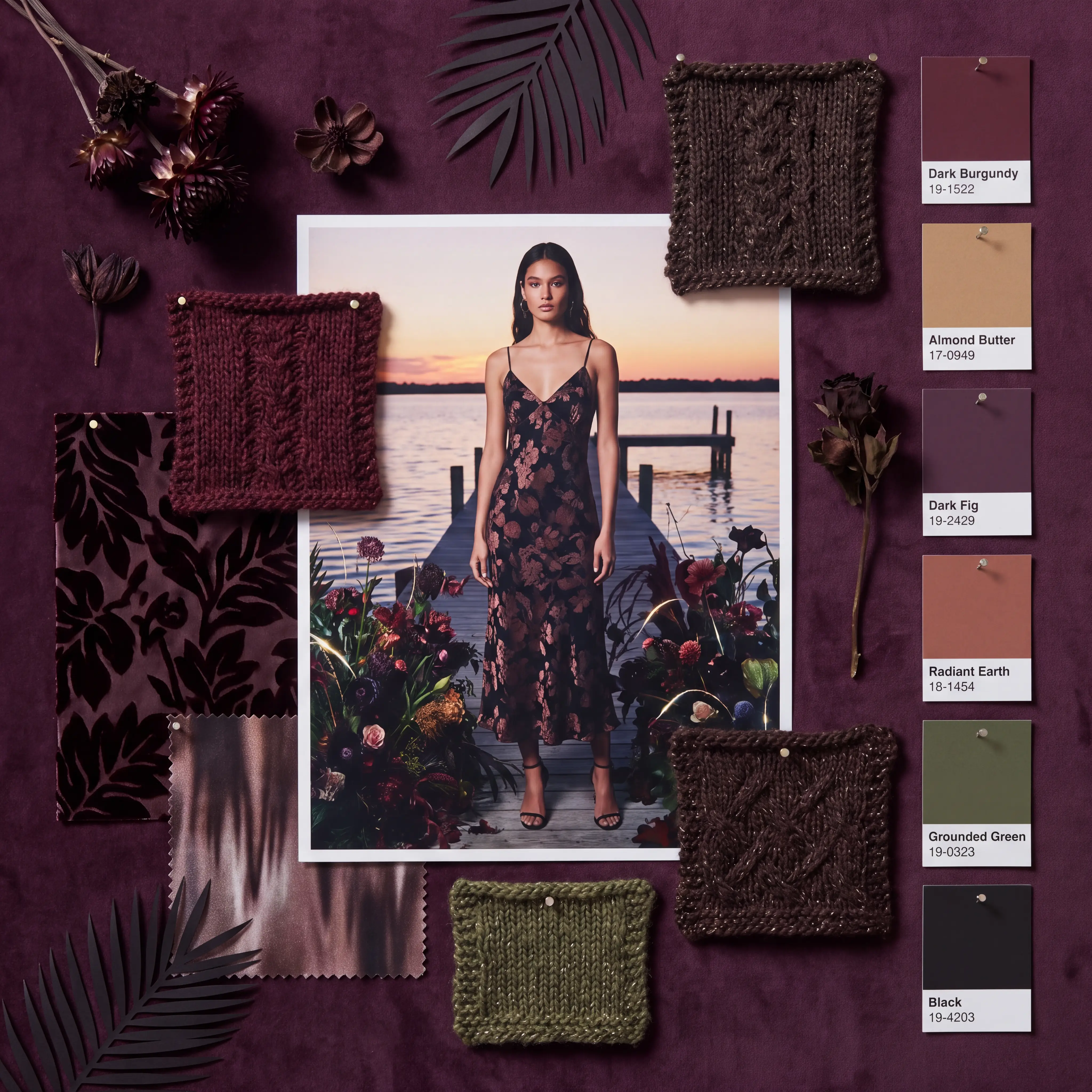 After-Dark Oasis mood board