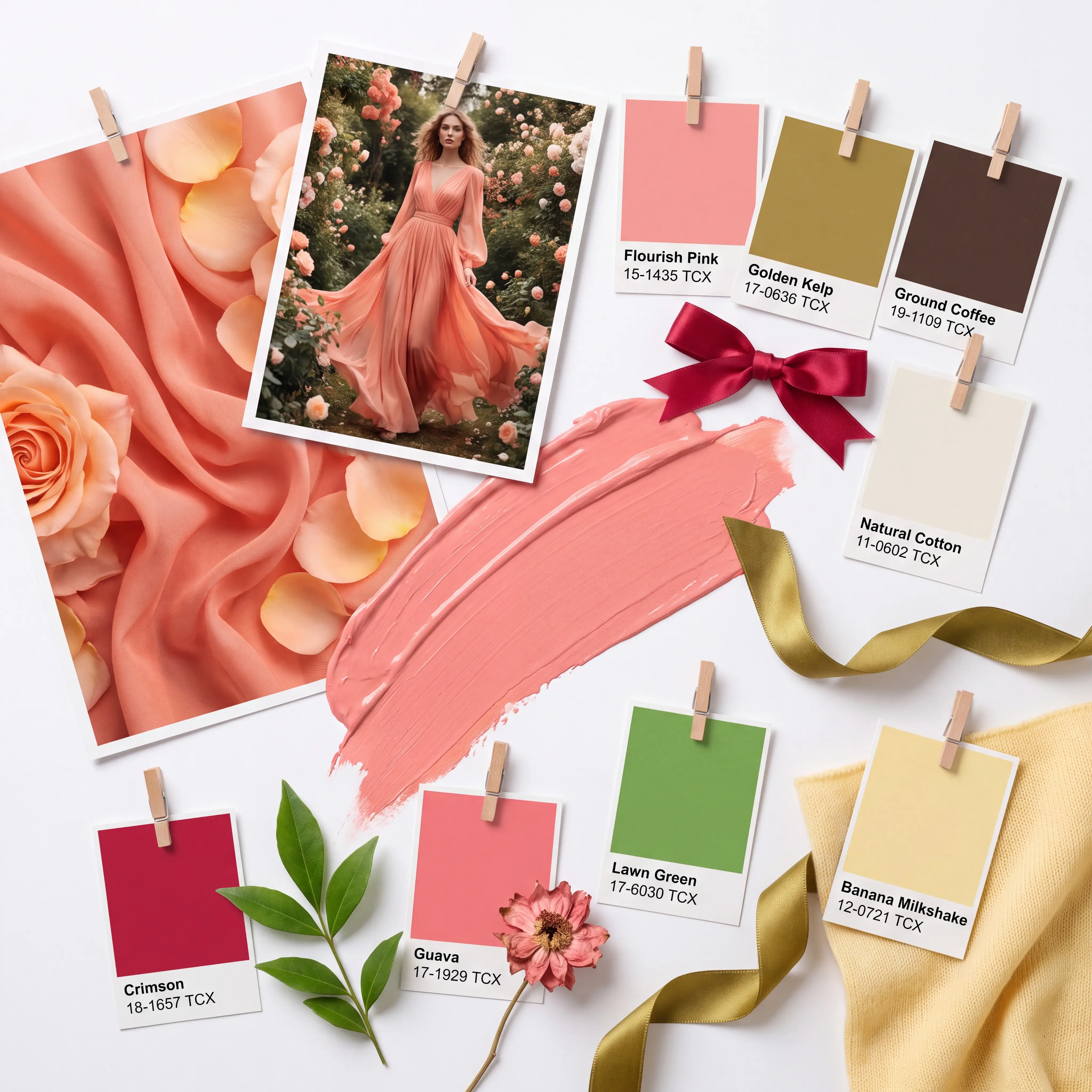 Flourish Pink mood board