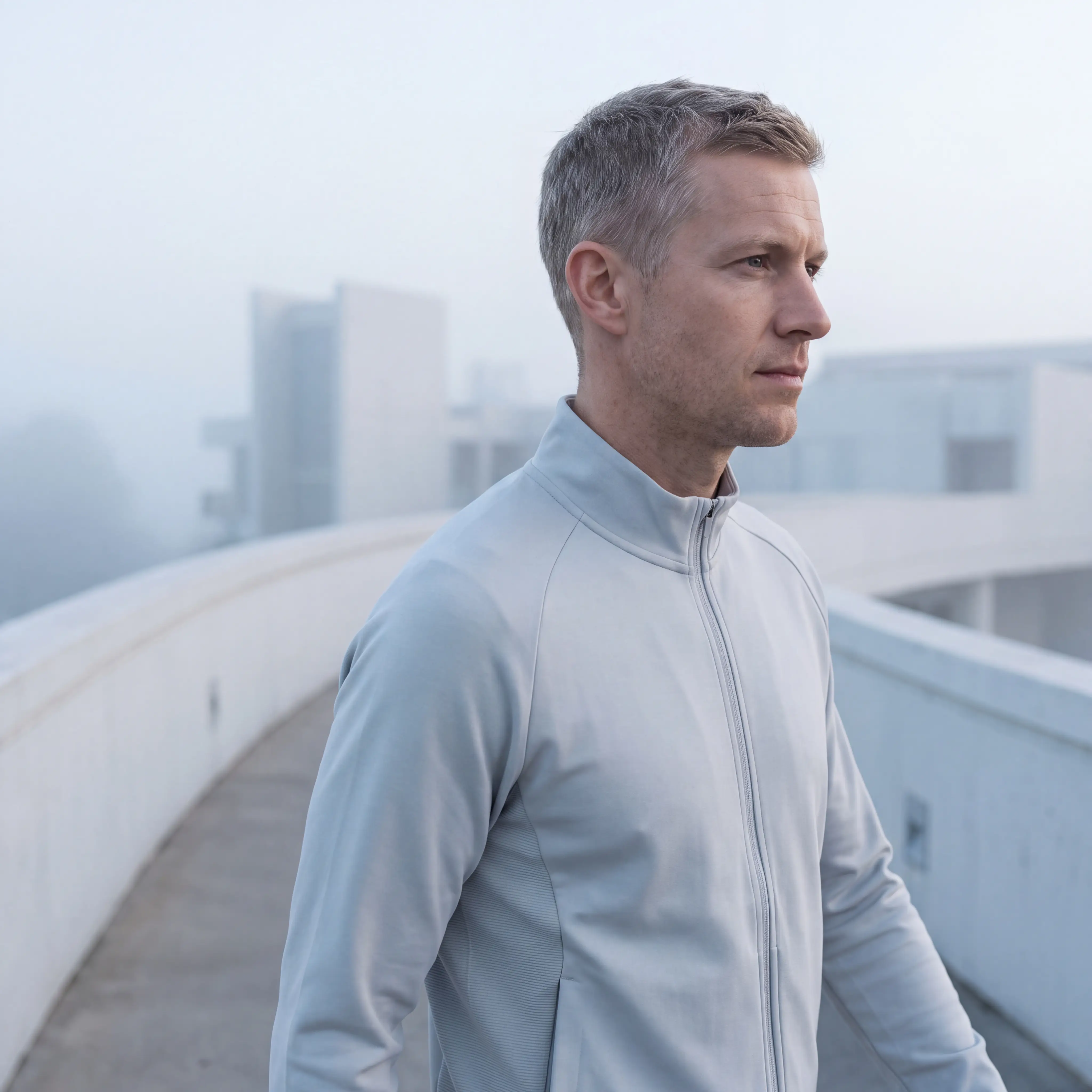 Featherweight Knit Track Jacket