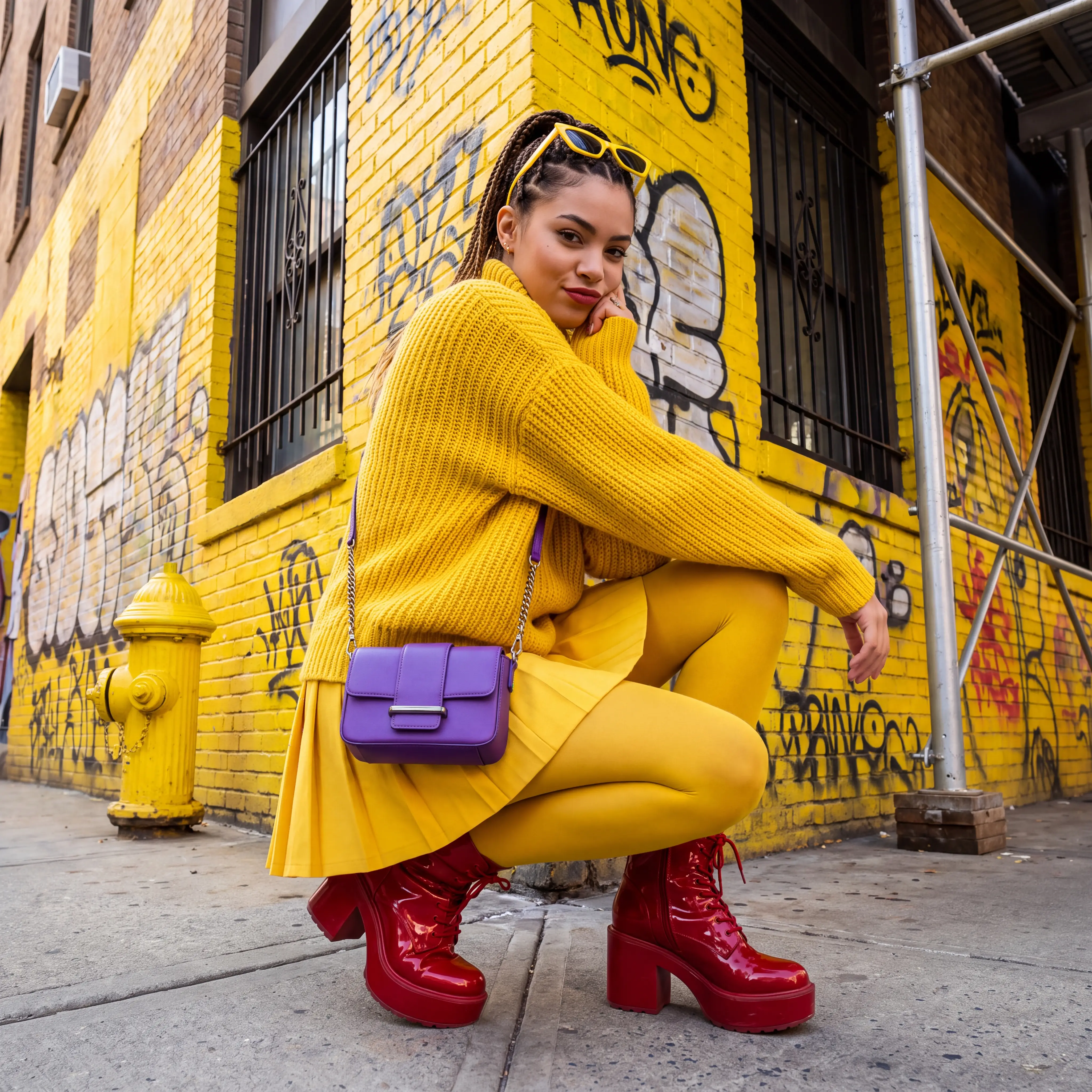 Positively Yellow in action 1
