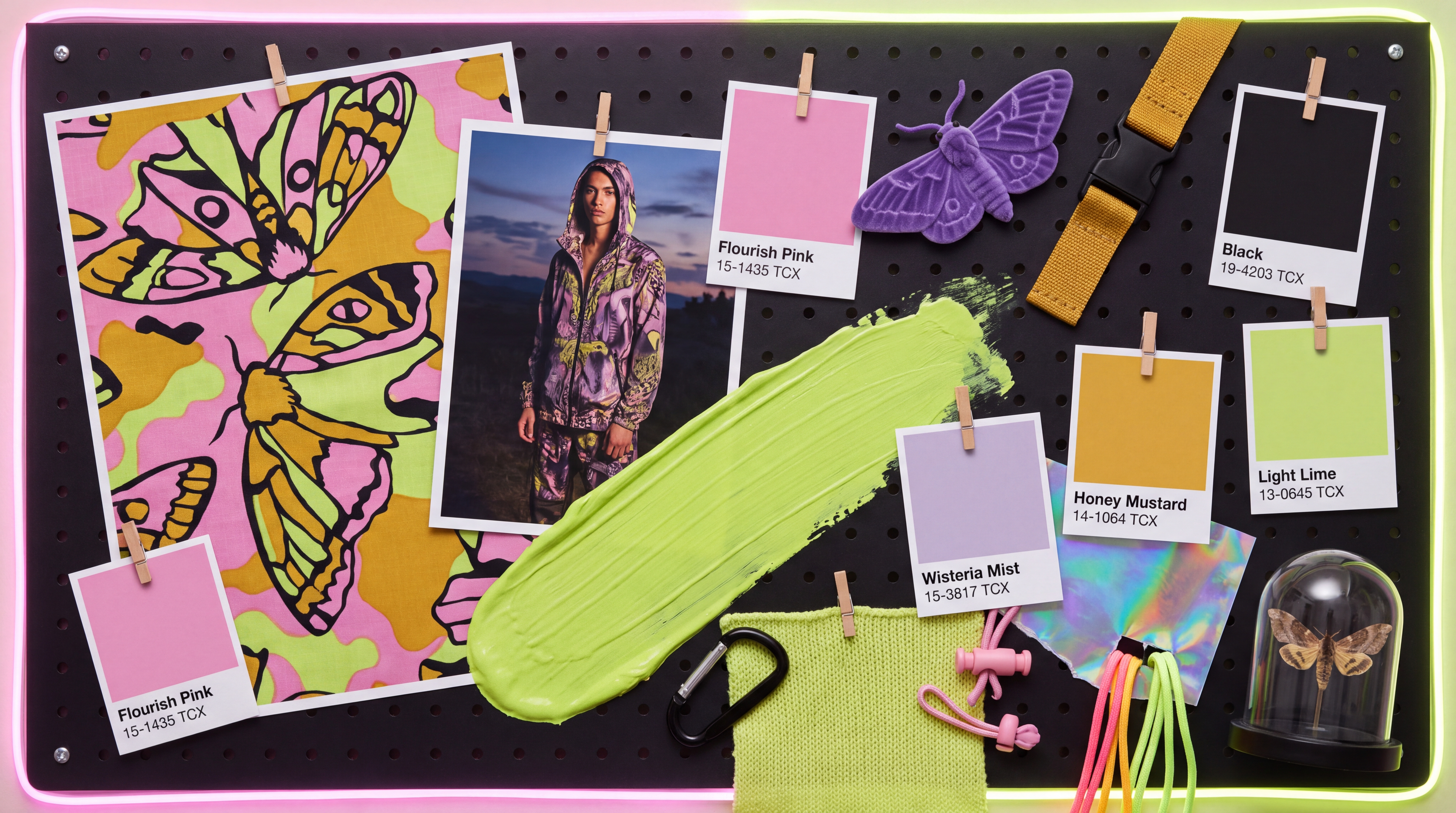 Techno Hippie mood board