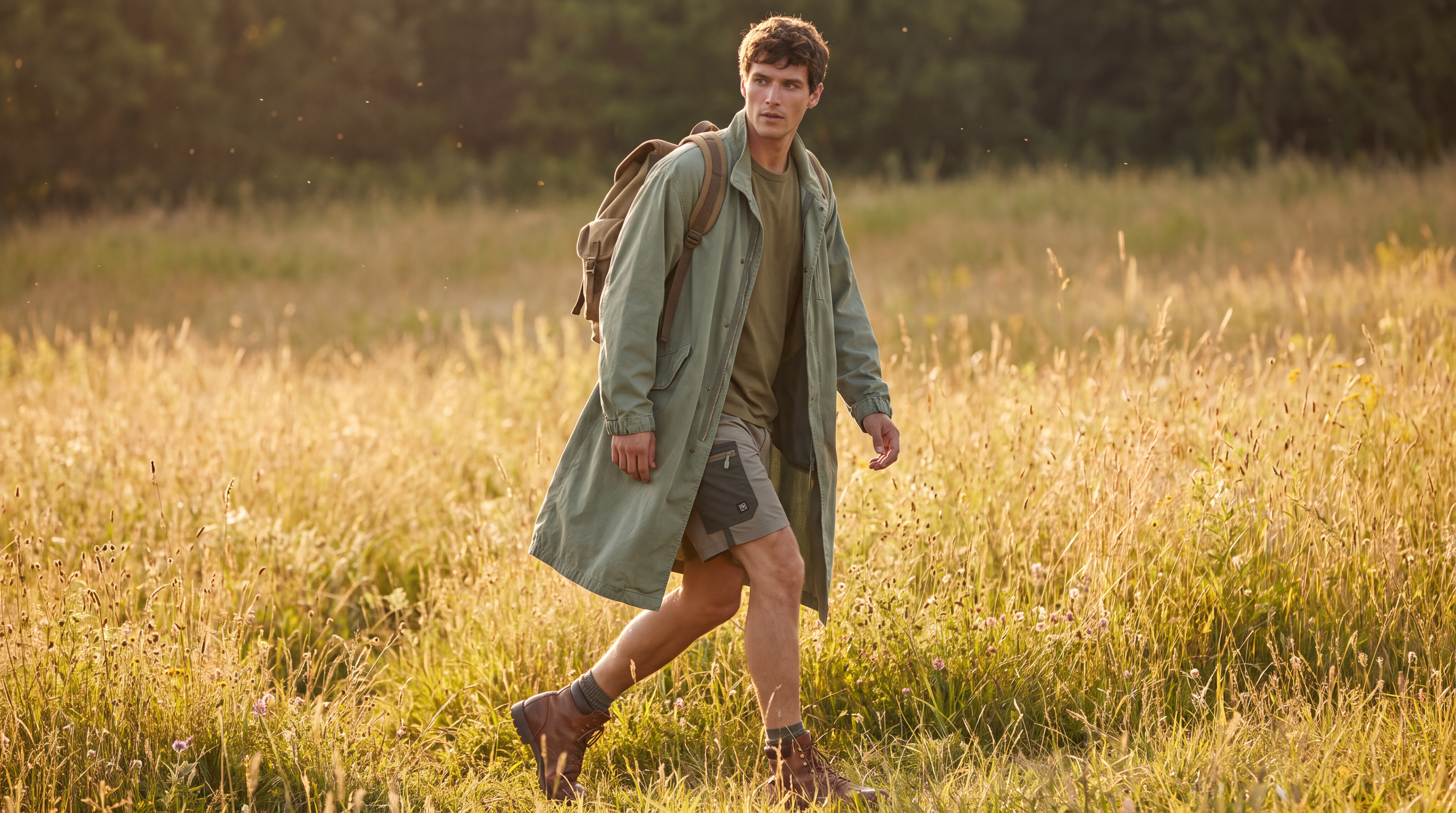 GARMENT-DYED DUNE COAT
