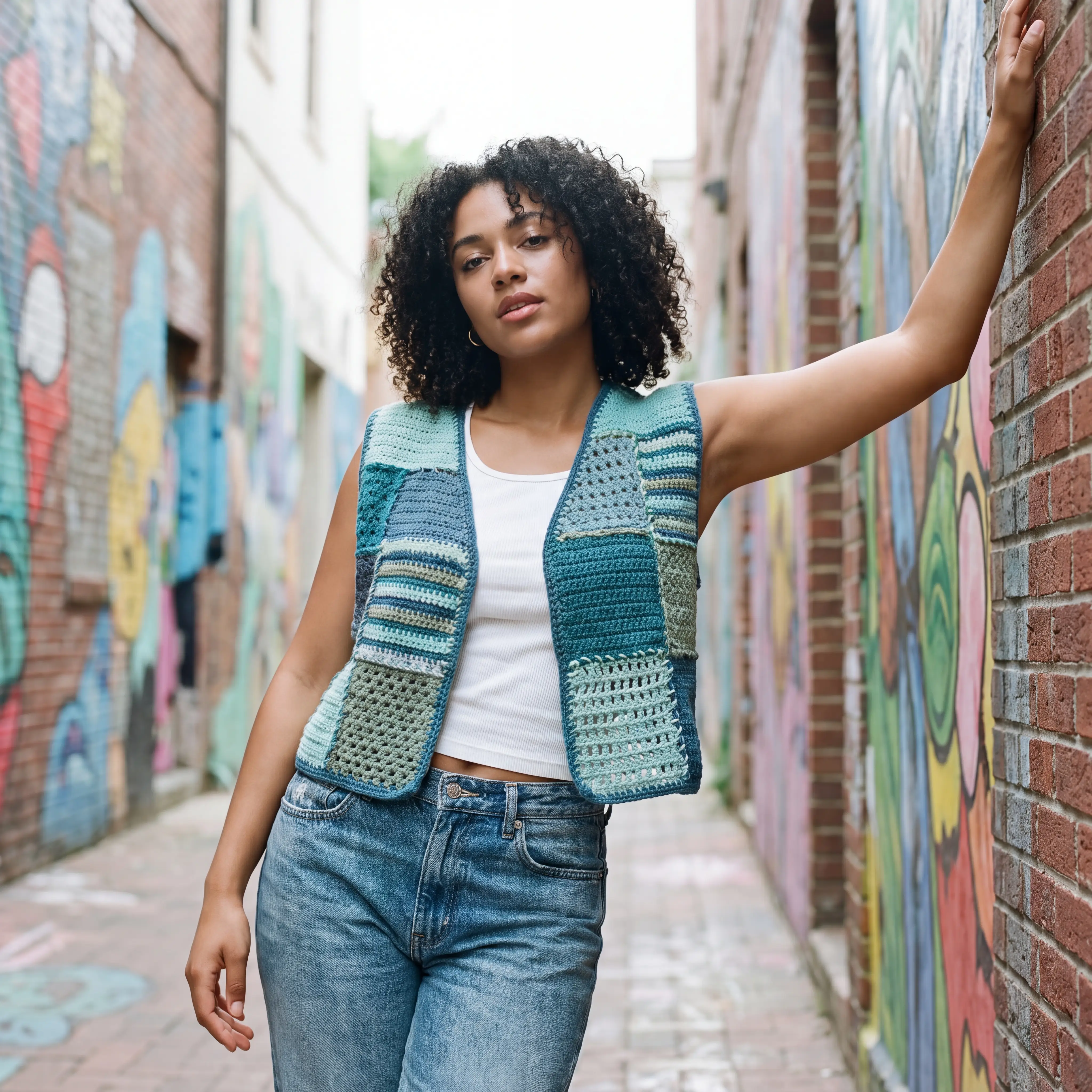 Crochet Collage Vest