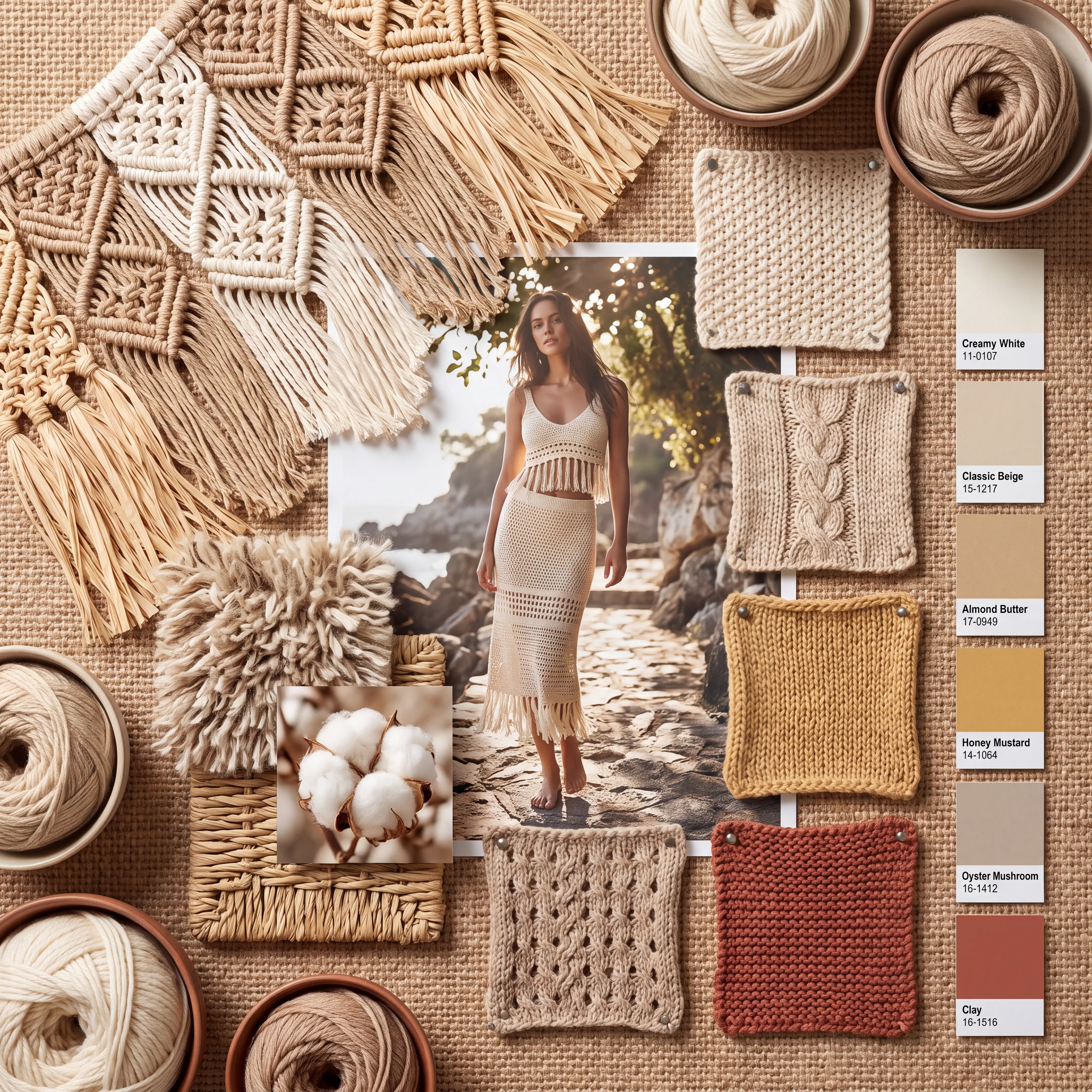 Crafted Naturals mood board