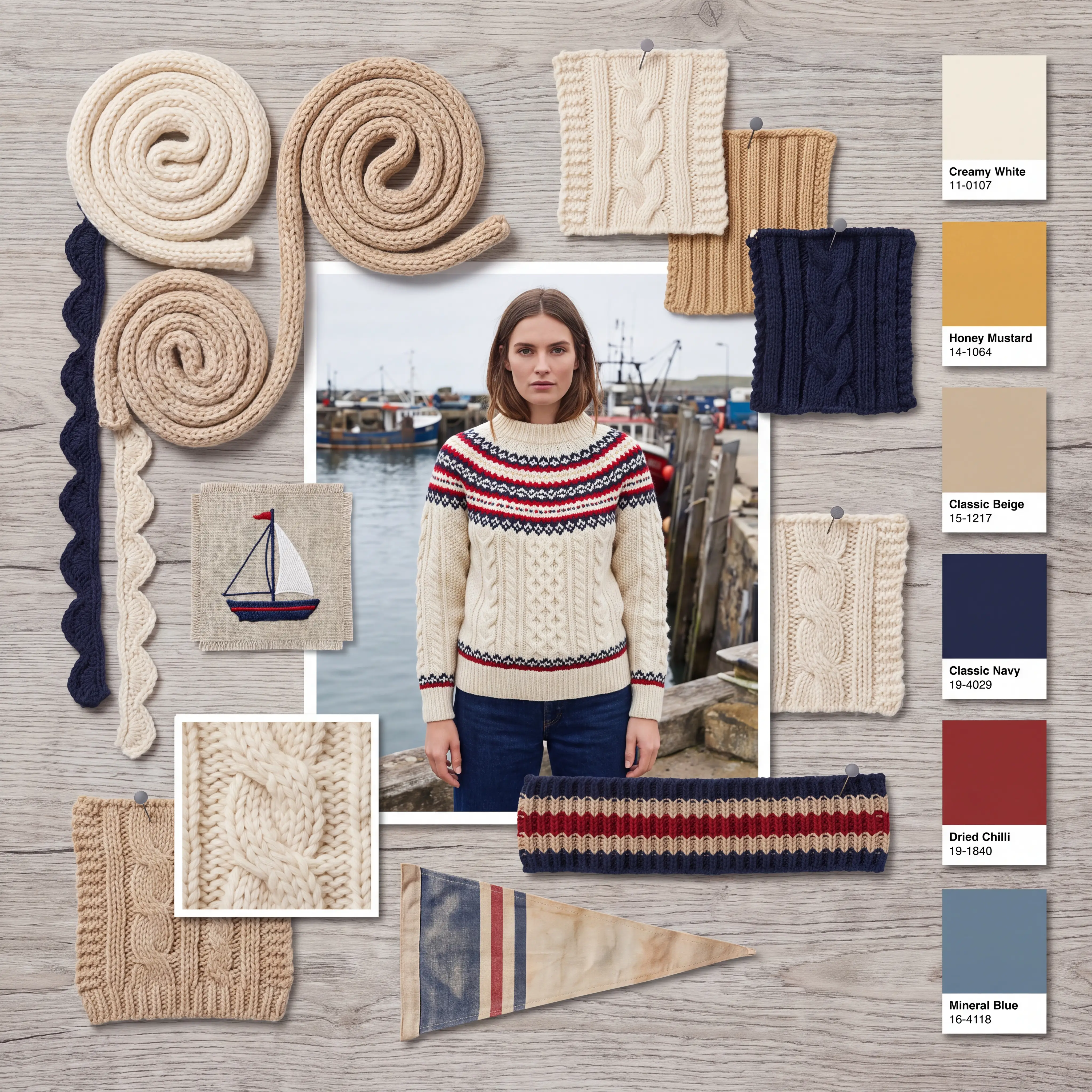 Crafted Coastal mood board