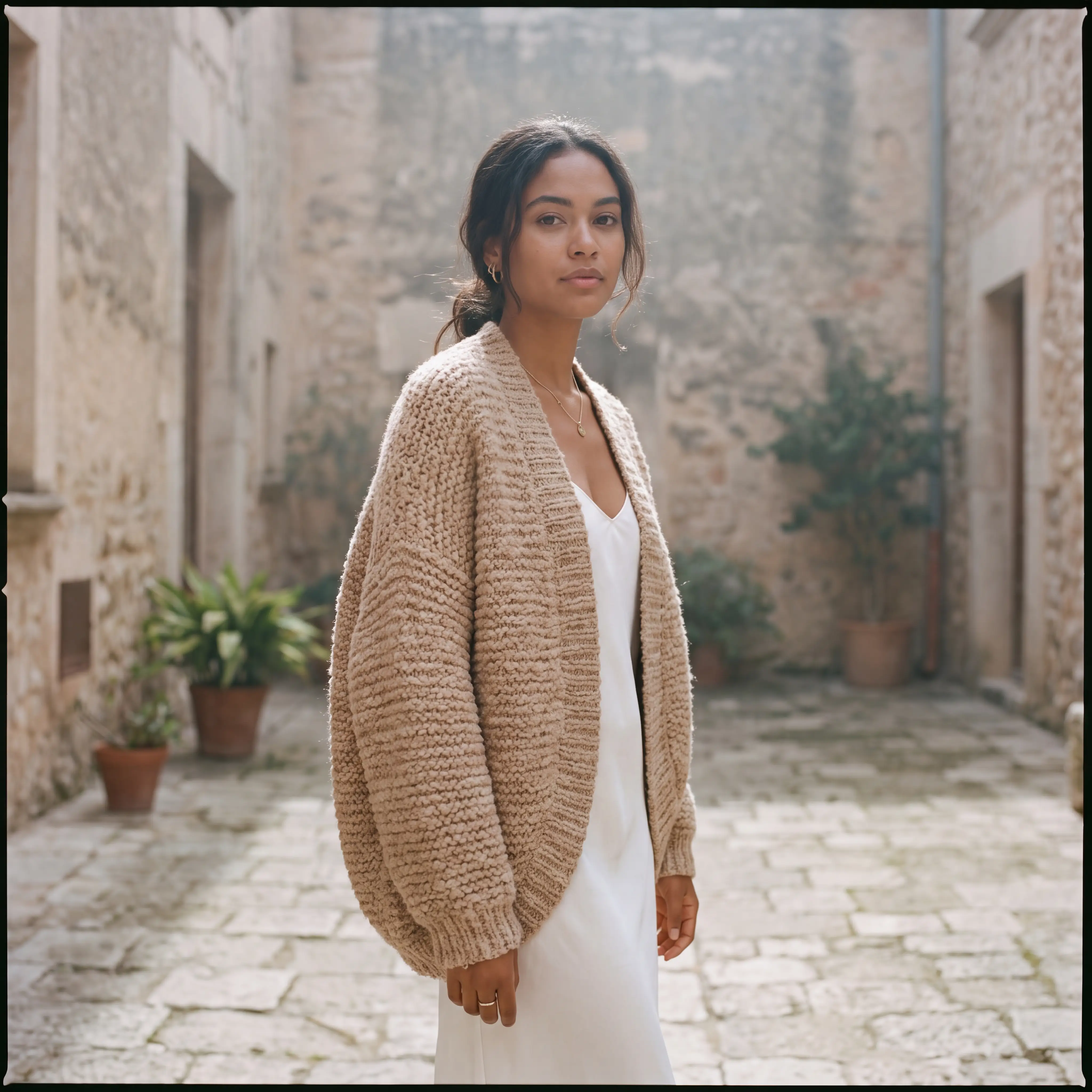 Bouclette Snarl Cardigan