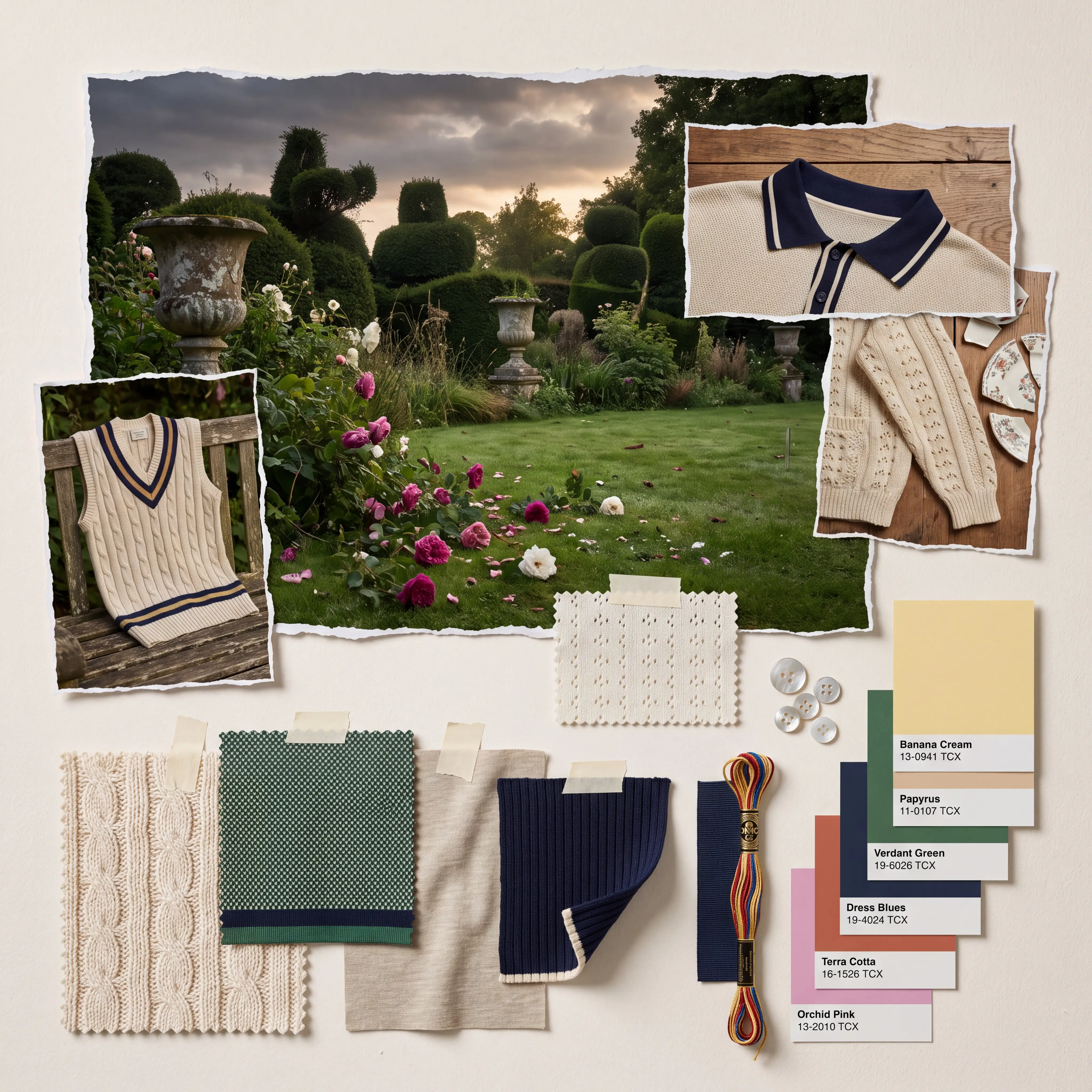English Eccentric mood board