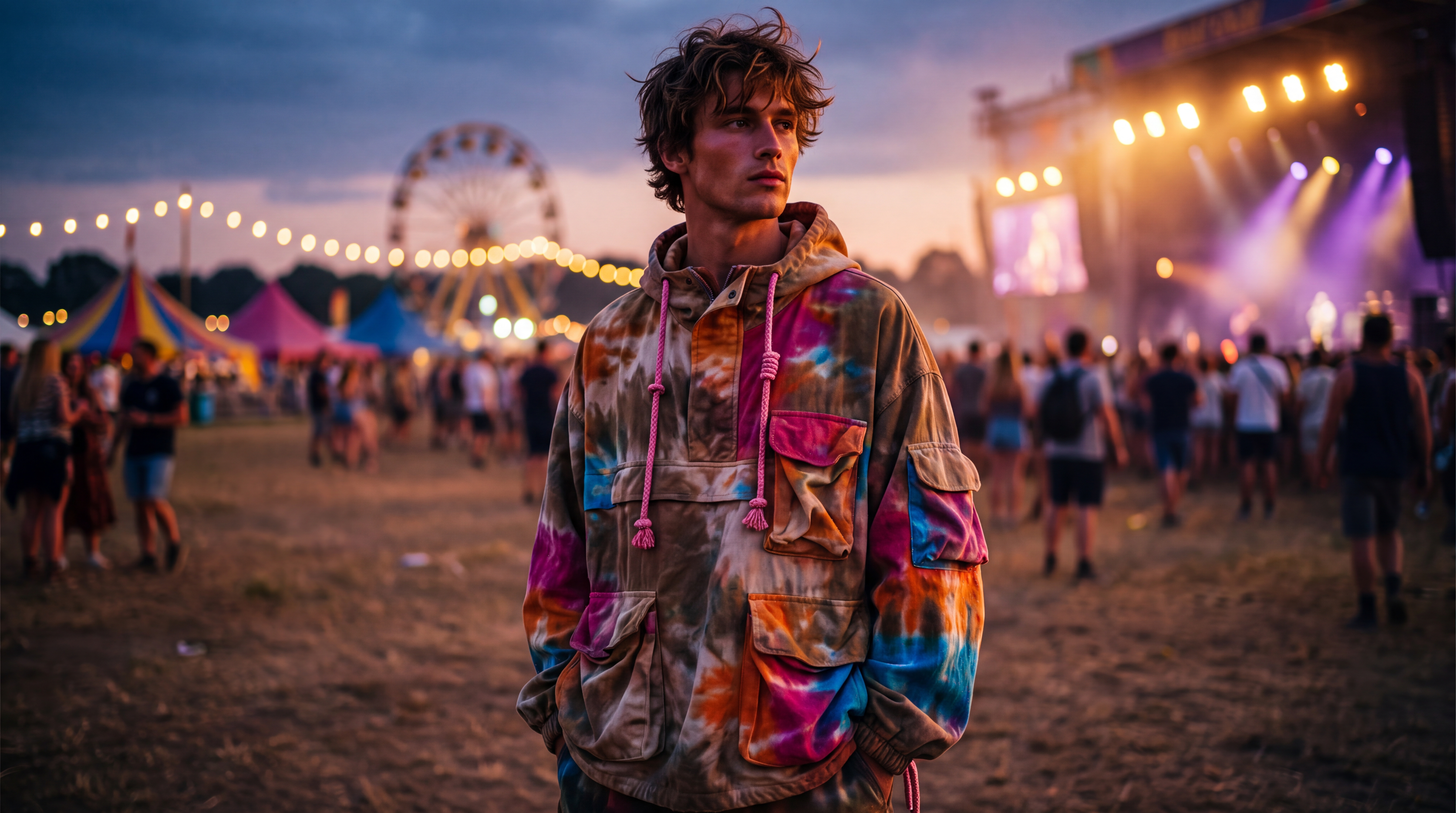 PSYCHEDELIC CAMO ANORAK
