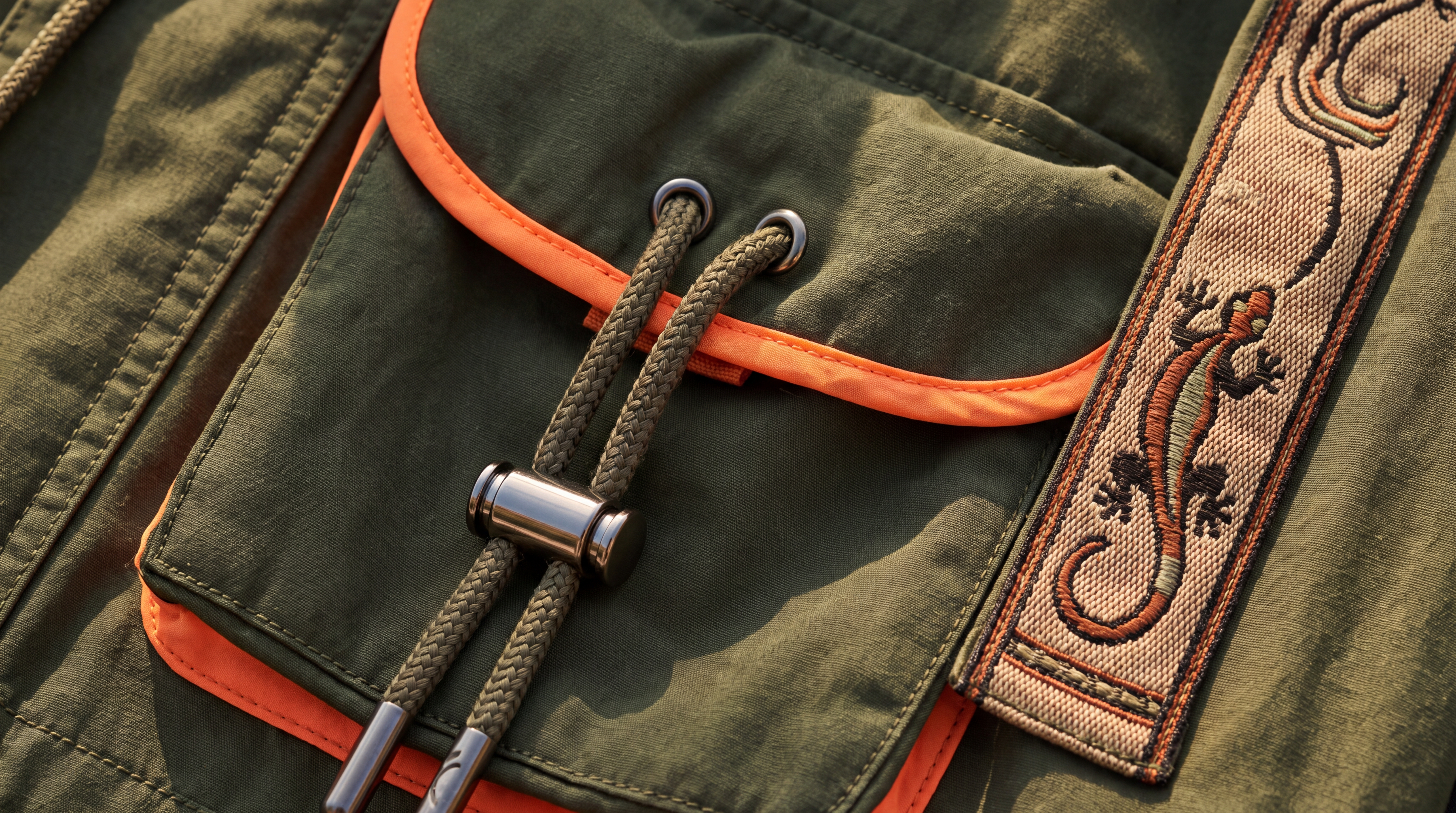 BELLOWS POCKET DETAIL