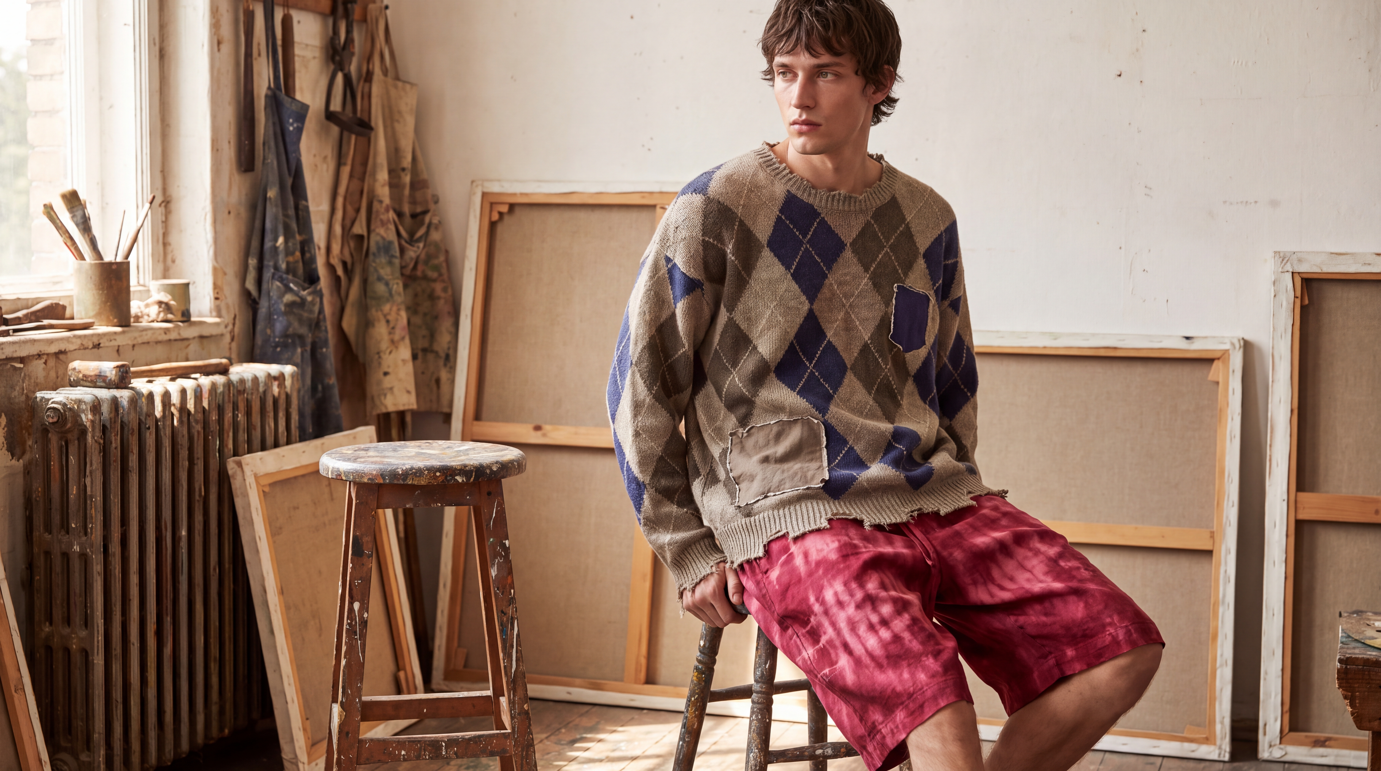 NOT-SO-CLASSIC ARGYLE KNIT