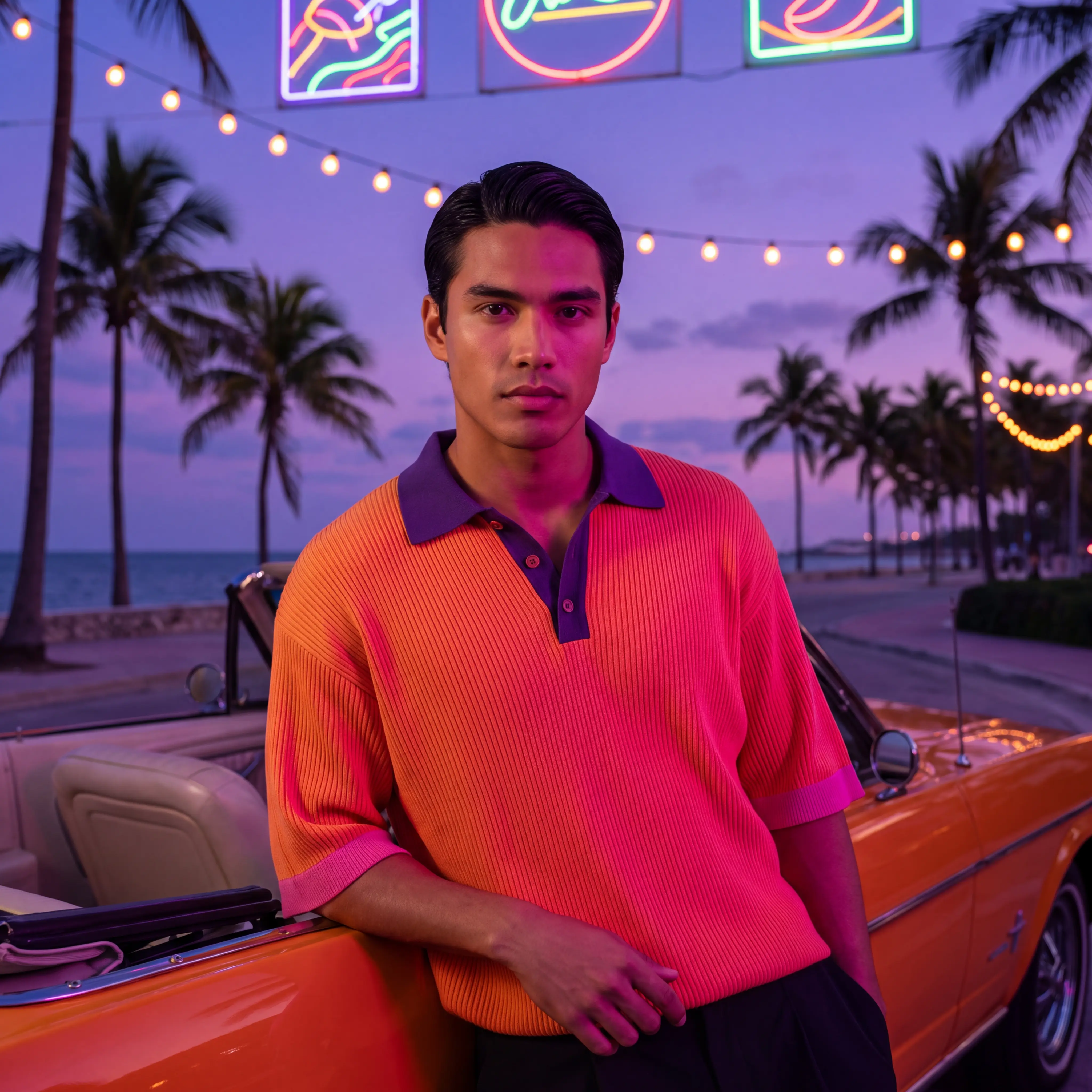 Tangerine Glow Polo
