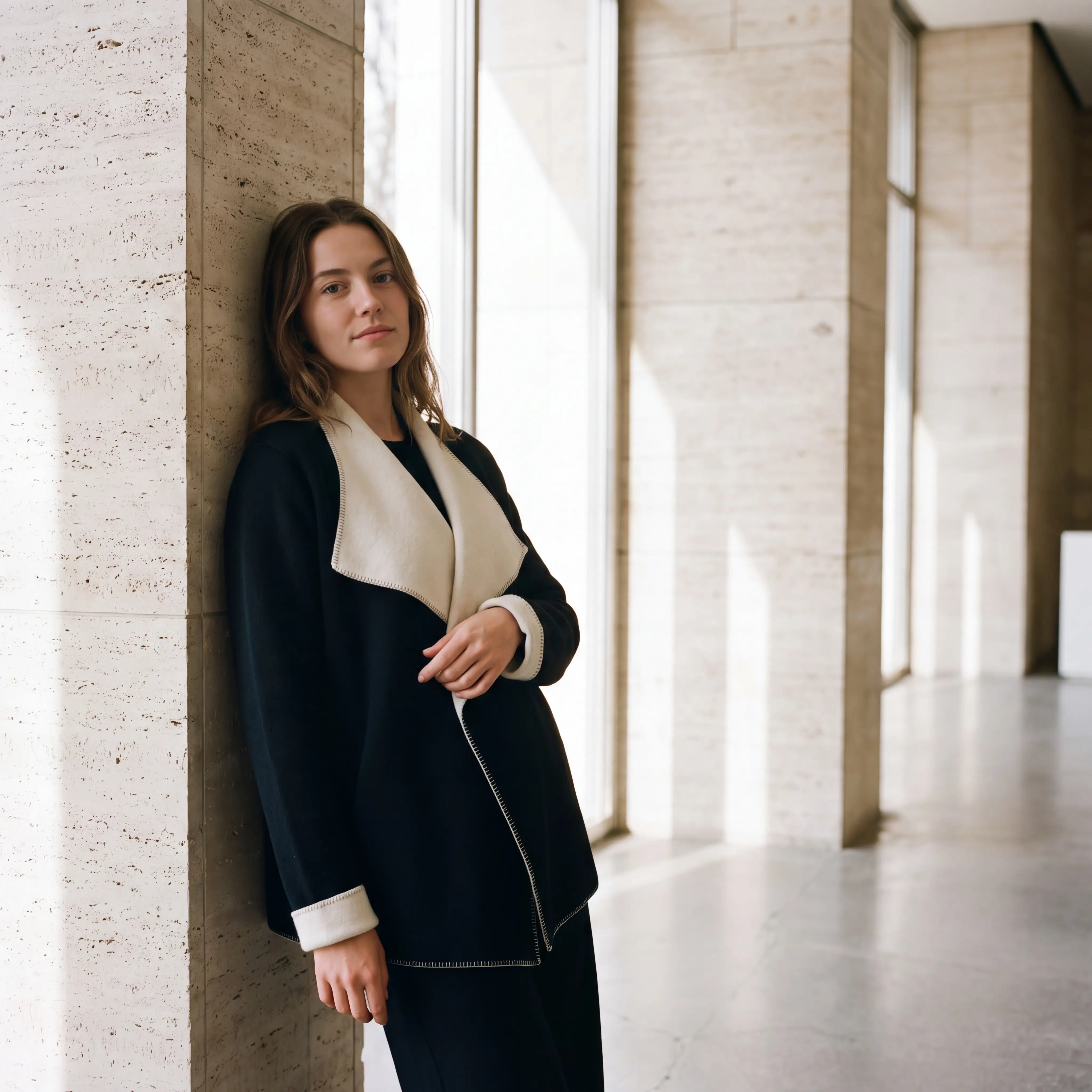 Double-Faced Reversible Cardigan