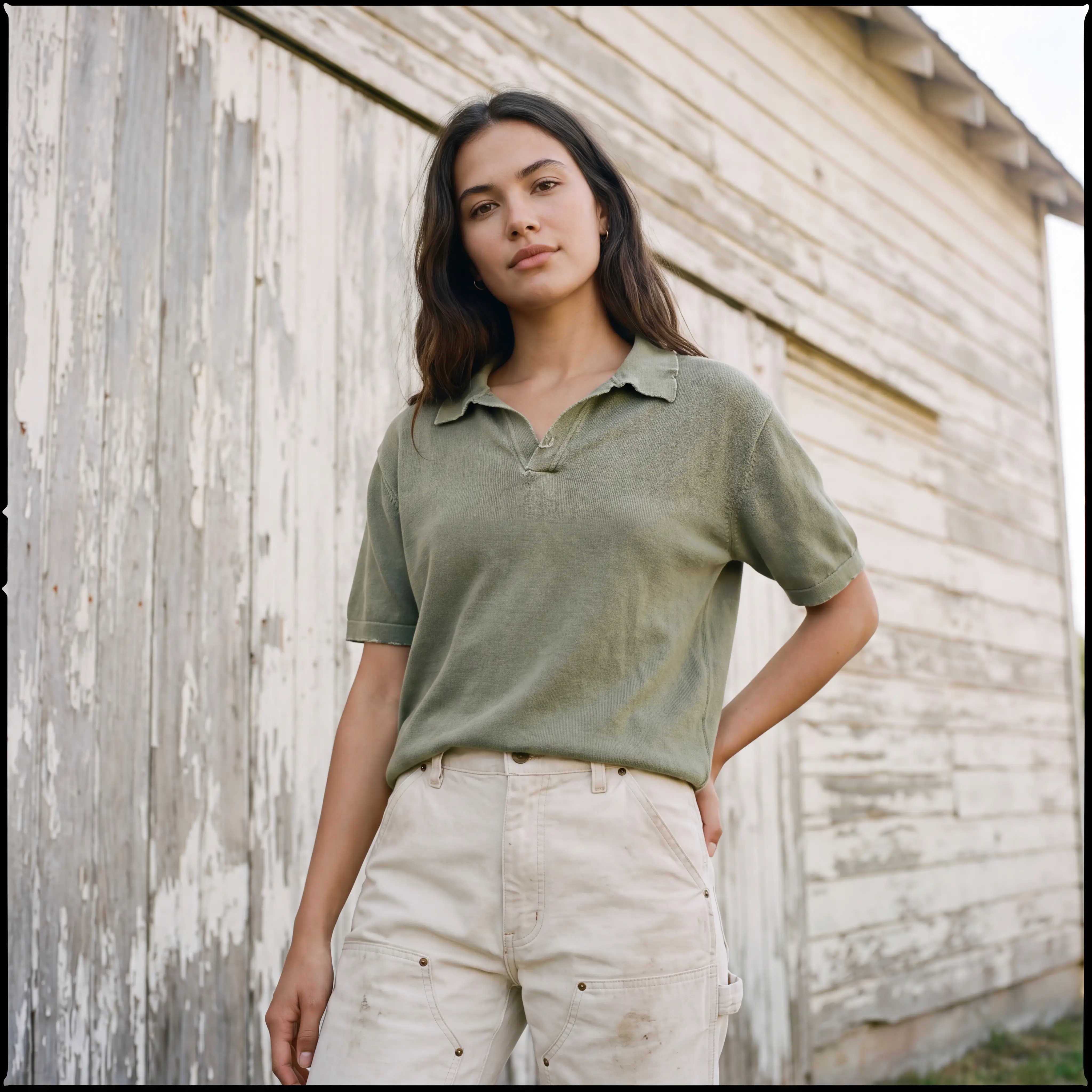 Enzyme-Faded Polo