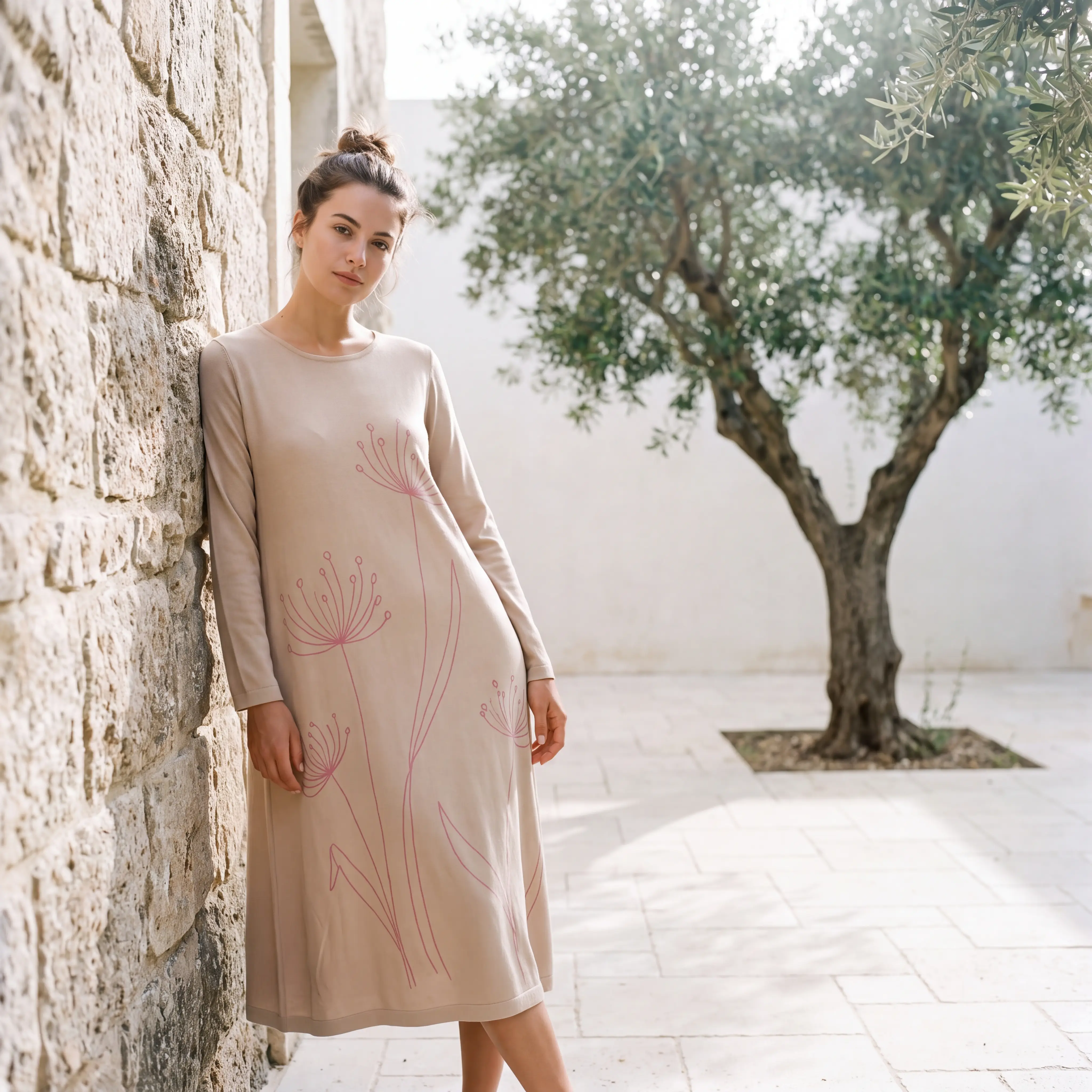 Botanical Outline Dress