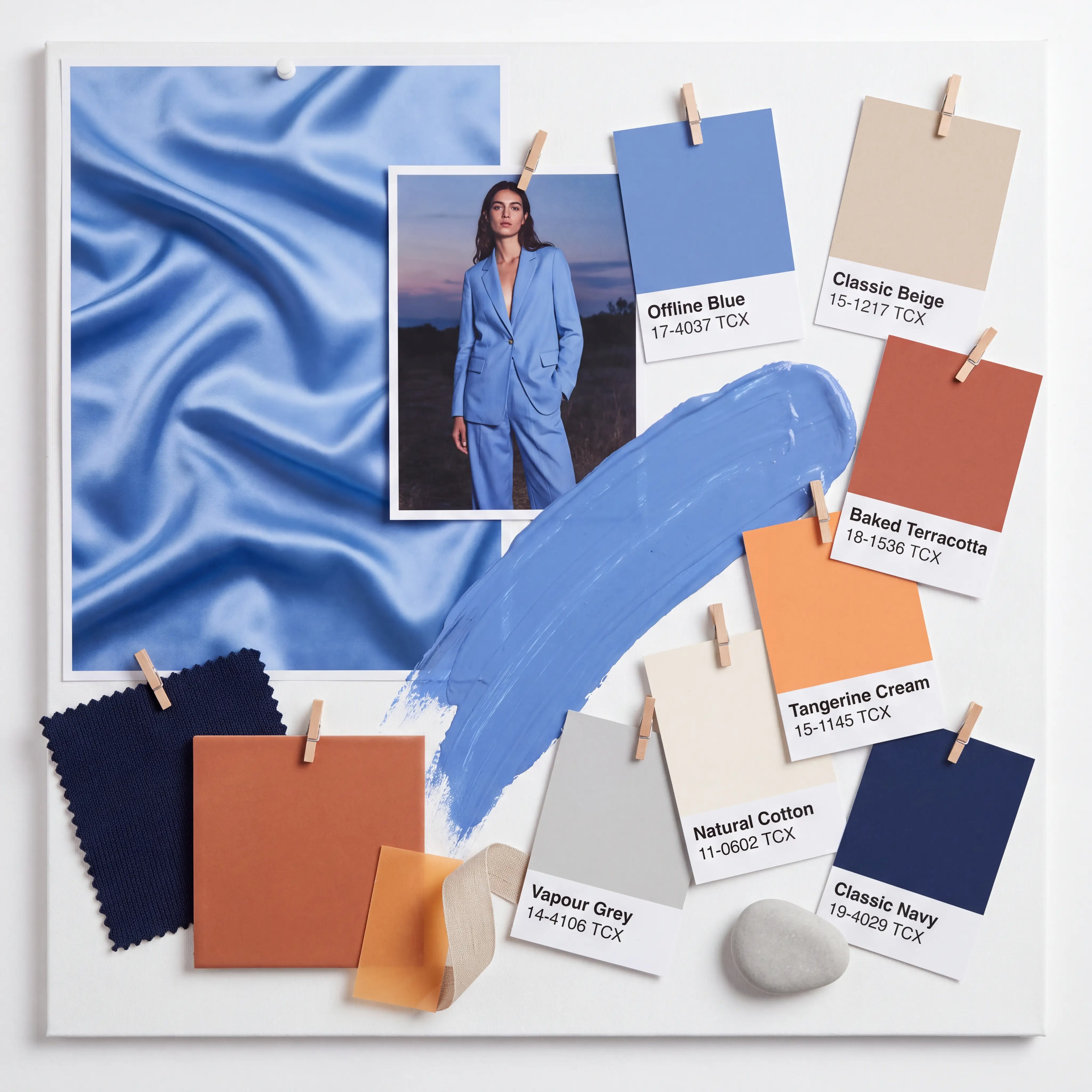 Offline Blue mood board