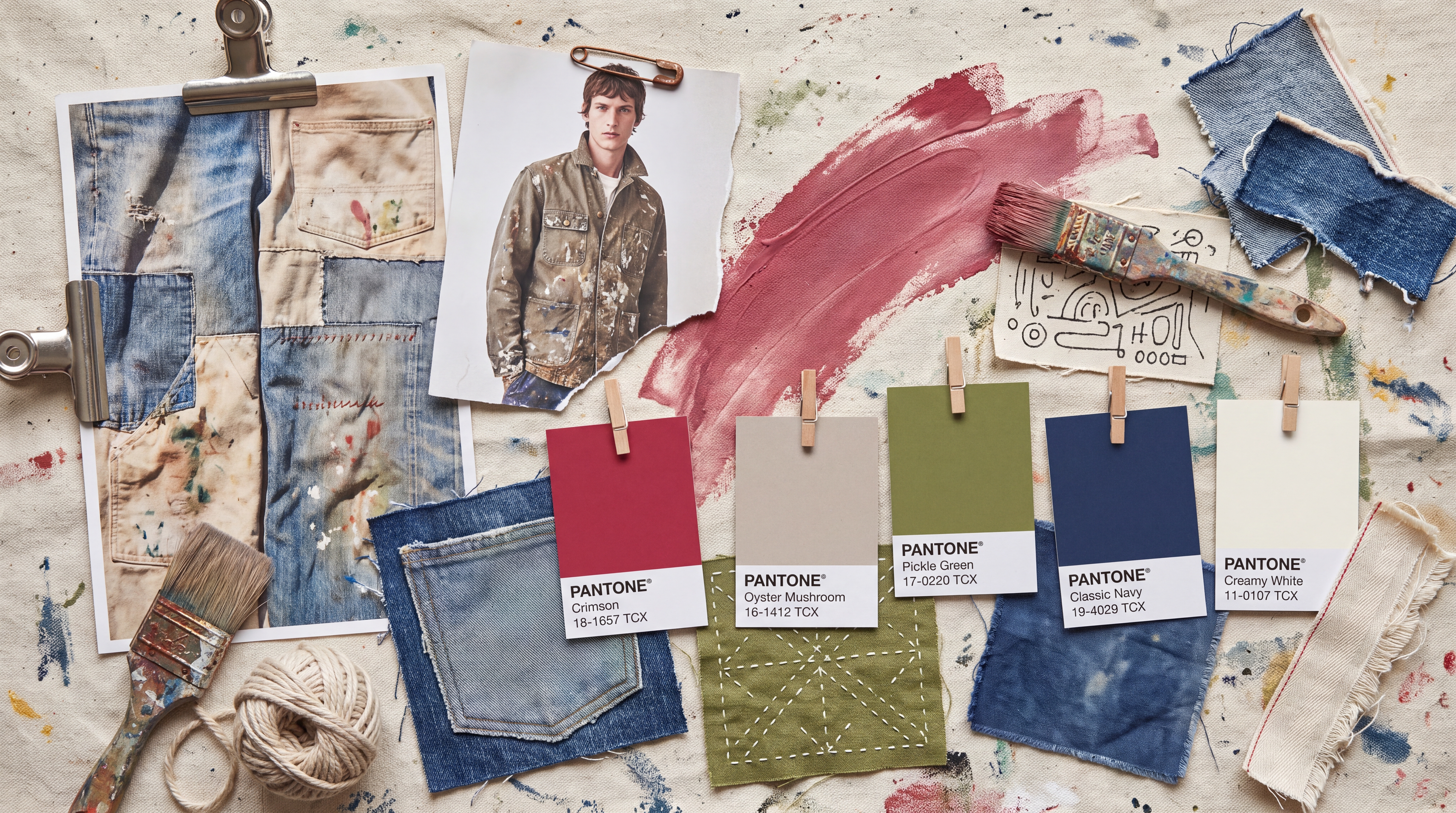 Ragged Relics mood board